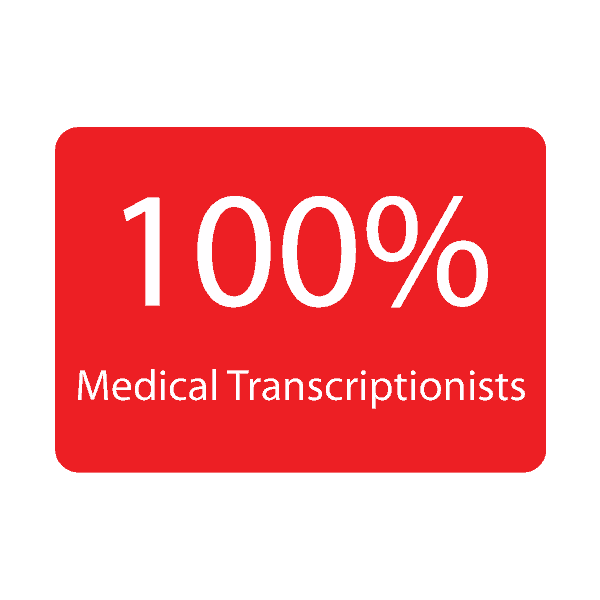 iMedat virtual medical scribe services uses 100% medical transcriptionists