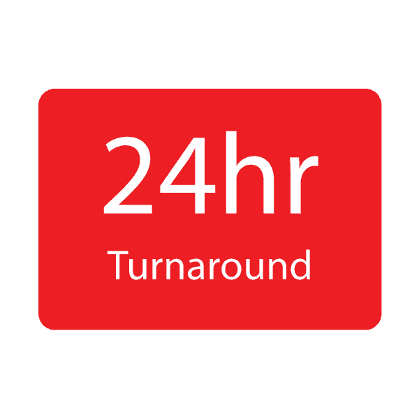 iMedat offers 24-hour turnaround for medical documentation in most cases including for medical, legal, and insurance transcription.